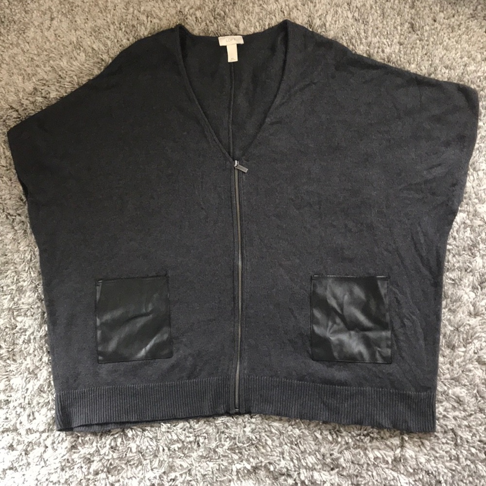 Ann Taylor LOFT Bat Winged Zippered Too